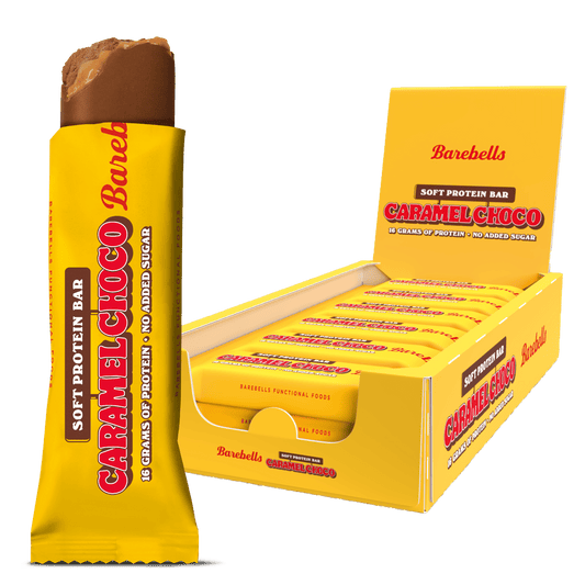 Barebells Soft Protein Bar 55g Caramel Choco packshot