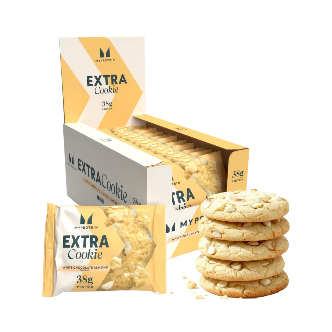MyProtein Extra Cookie 12x75g White Chocolate Almond