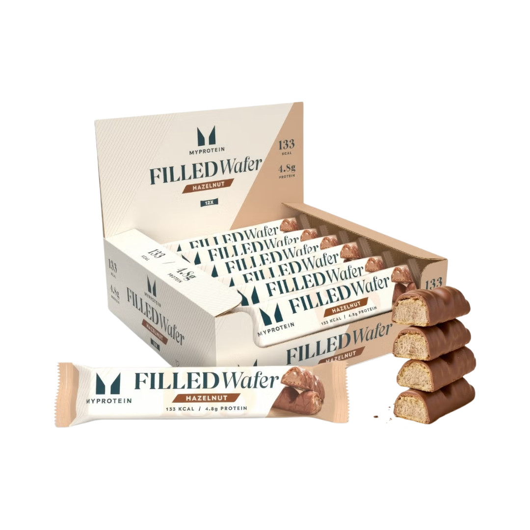 MyProtein FILLED WAFER box, hazelnut