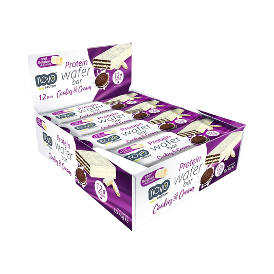 Novo protein wafer box, COOKIES & CREAM