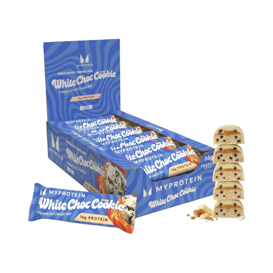 MyProtein Delicious Protein Bar 12x65g White Chocolate Cookie