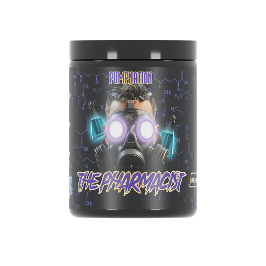 Pump Nation The Pharmacist Pre Workout 600g Blue Lab Juice