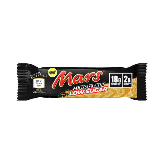 Mars Hi Protein Low Sugar Bar 57g Original packshot