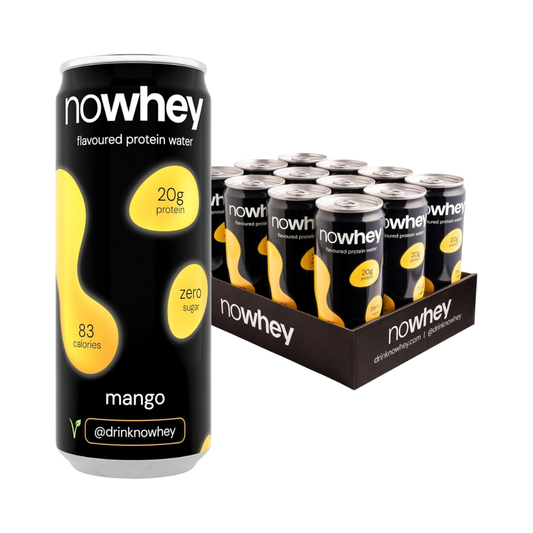 NoWhey Flavoured Protein Water 12x330ml Mango packshot