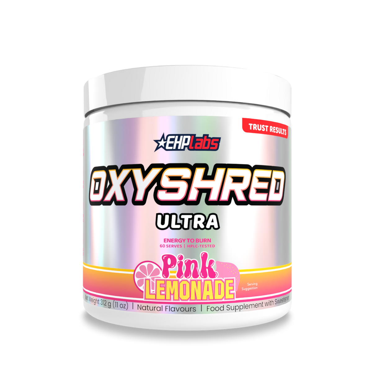 EHP Labs OxyShred 322g Pink Lemonade packshot