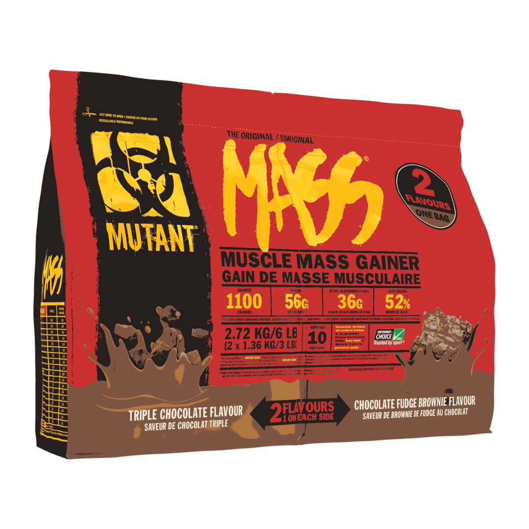 Mutant Mass Dual Chamber 2.72kg Choc & Choc Fudge Brownie packshot