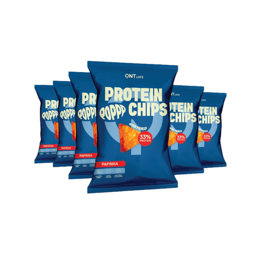 QNT Protein Chips 12x50g Paprika packshot