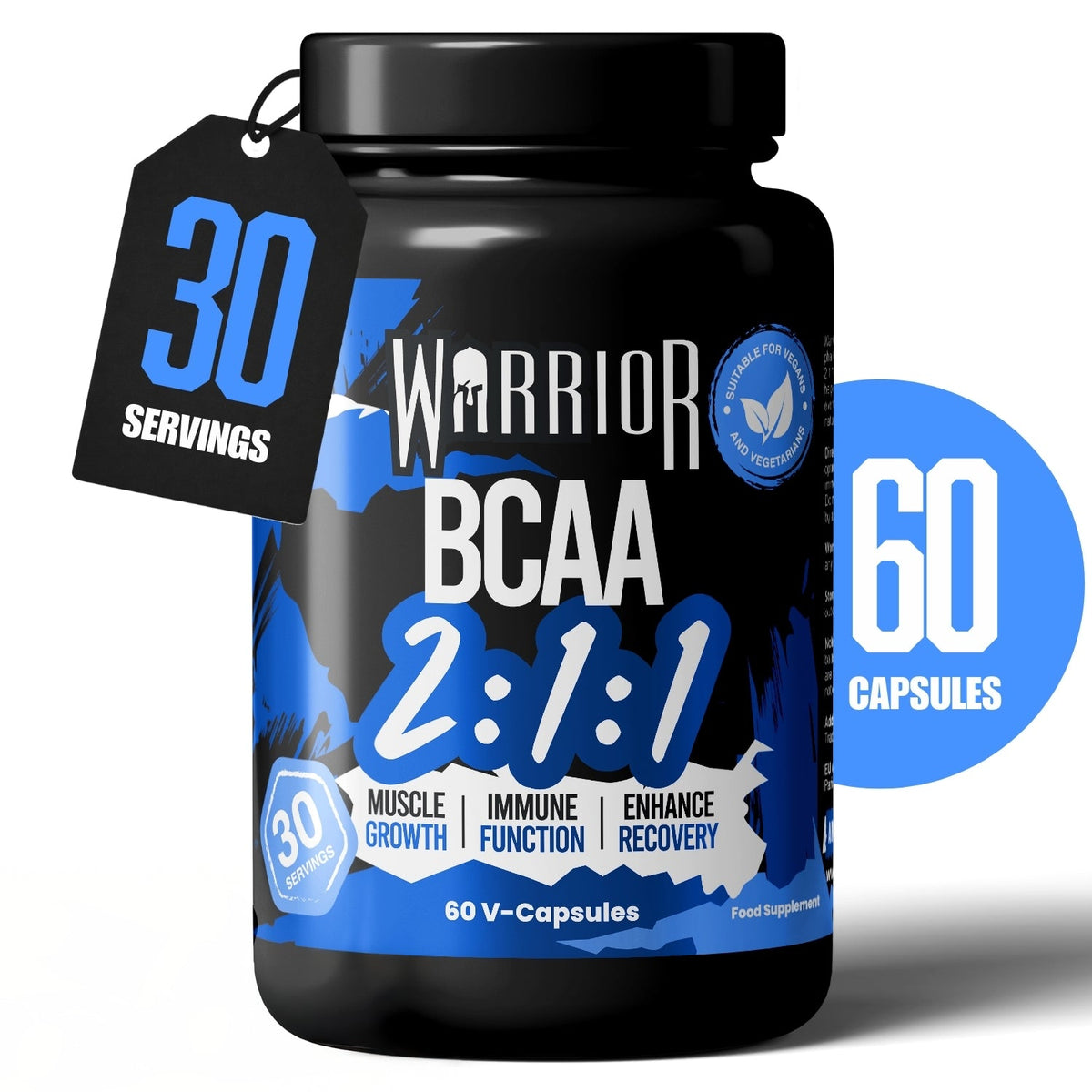 Warrior Core BCAA 2:1:1 60 Tabs packshot
