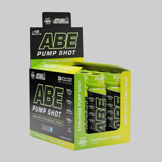 Applied Nutrition ABE Stim Free Pump Shots 12x100ml