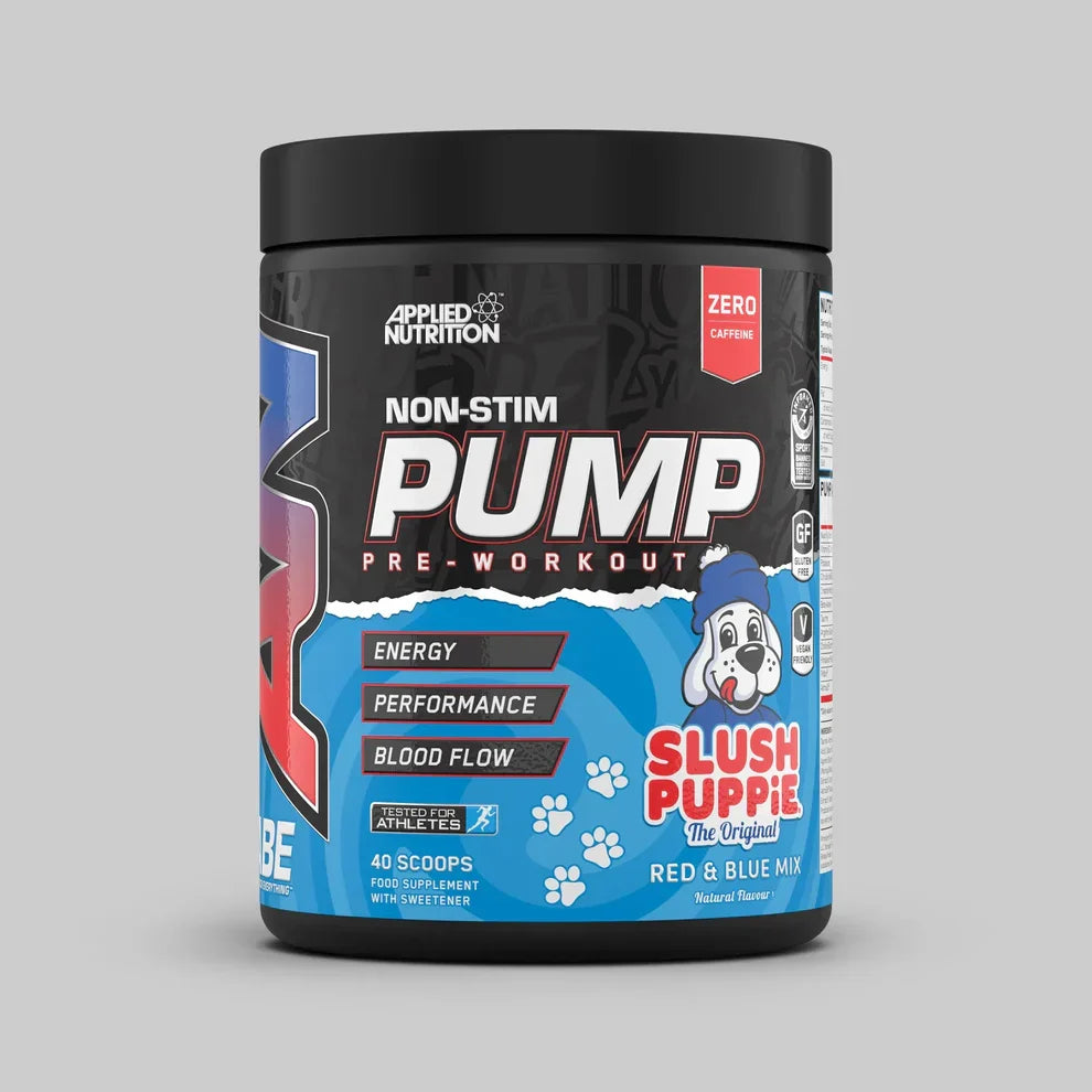 Applied Nutrition ABE (All Black Everything) PUMP Pre-Workout 500g Slush Puppie packshot