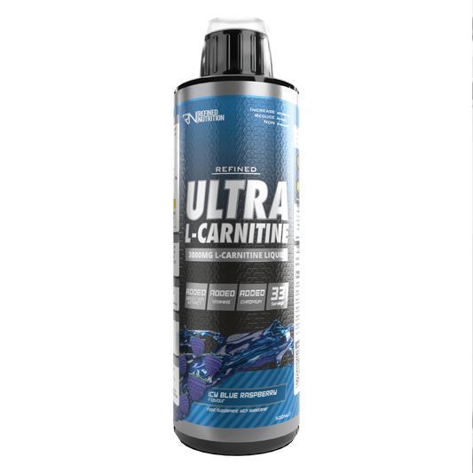 Refined Nutrition Ultra L-Carnitine 500ml Icy Blue Raspberry packshot