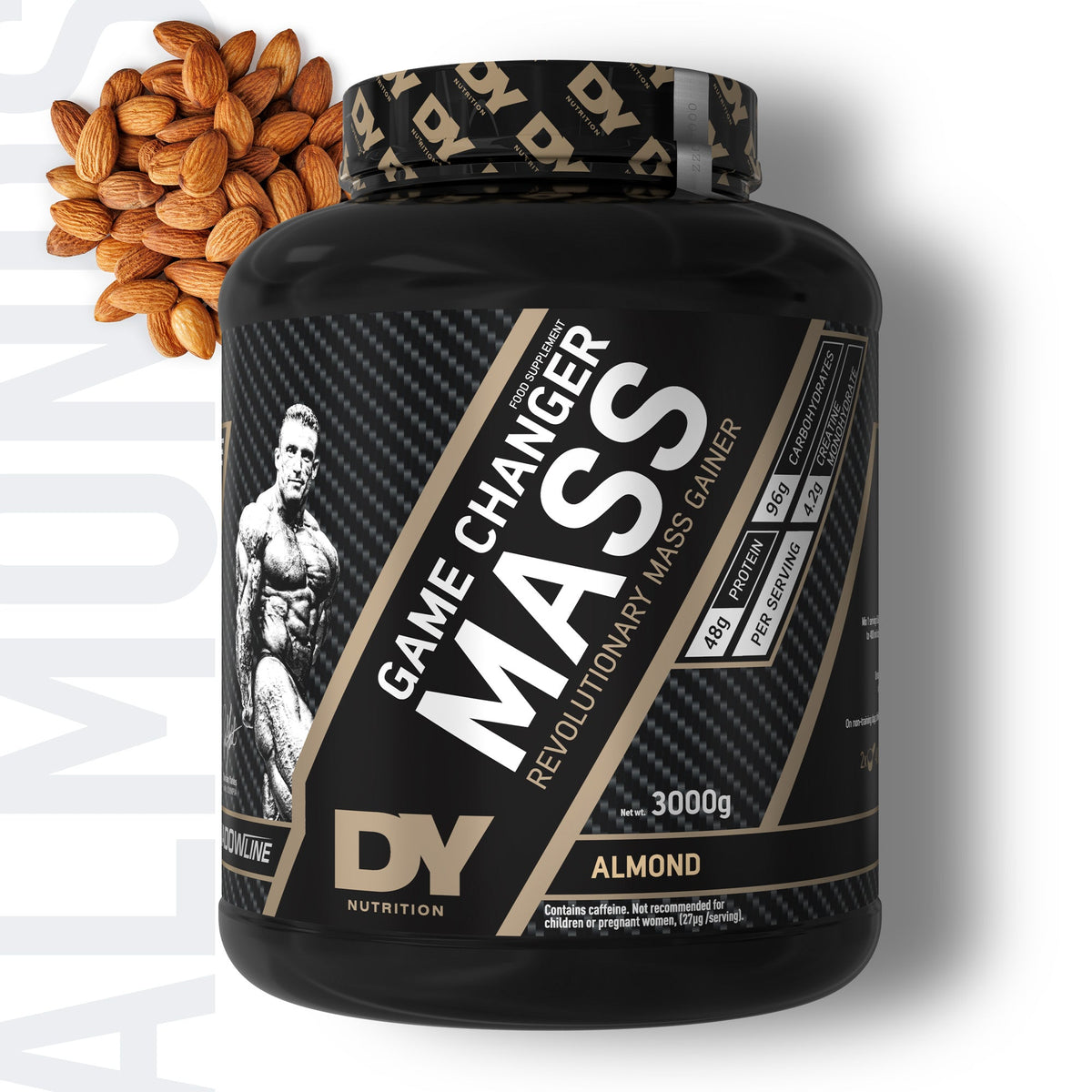 DY Nutrition Game Changer Mass Gainer 3kg - Almonds