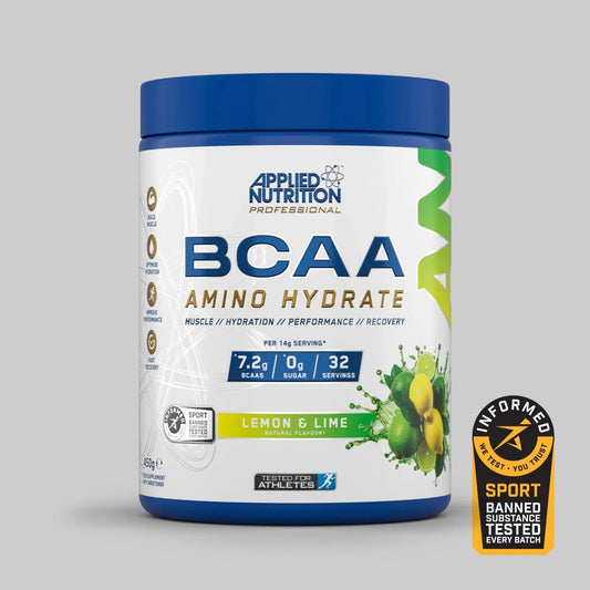 Applied Nutrition BCAA Amino-Hydrate 450g — Lemon & Lime