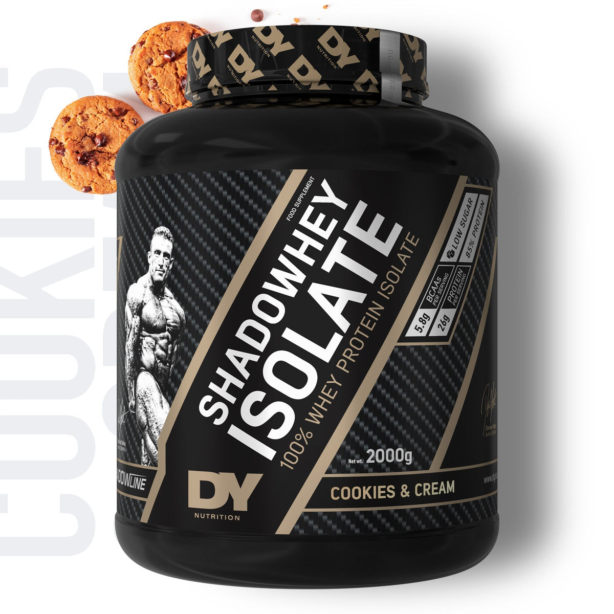 DY Nutrition Shadowhey Isolate 2kg — Cookies & Cream