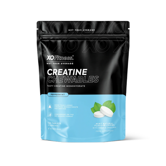 XO Fitness Creatine Chewable 100 Tabs Mint