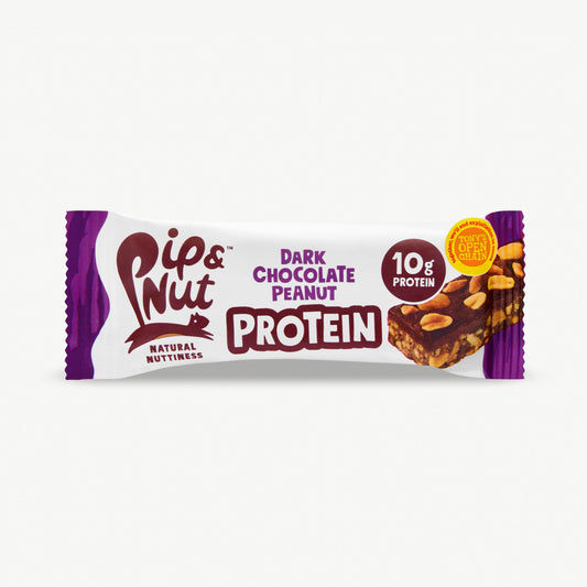 Pip & Nut Protein Bar 15x46g Dark Chocolate Peanut packshot