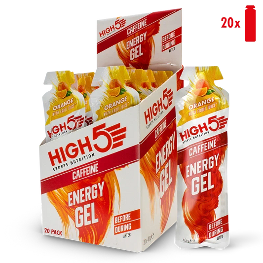 HIGH5 Energy Gel Caffeine 20x40g Orange