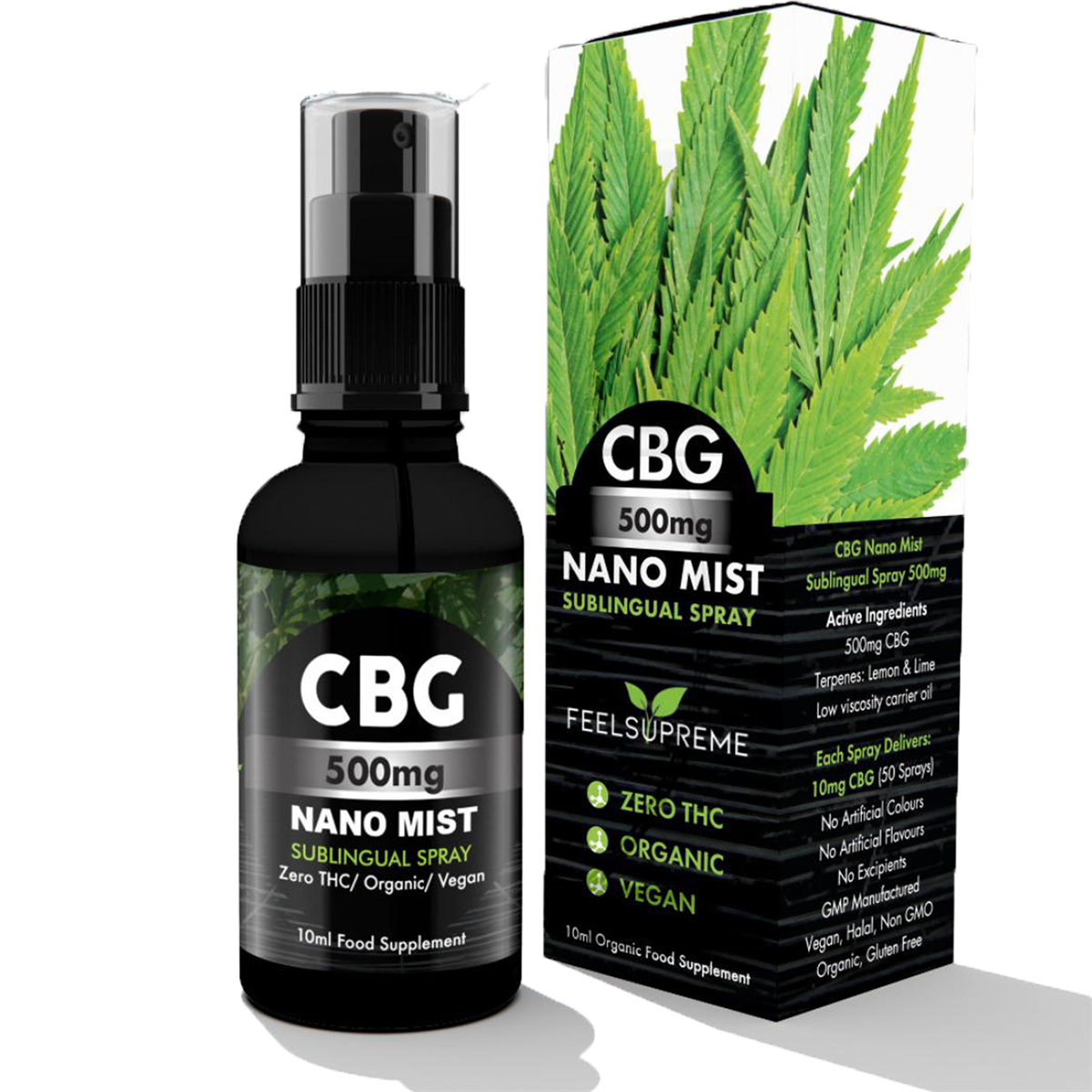 Feel Supreme CBG Nano Spray 10ml — FEL009