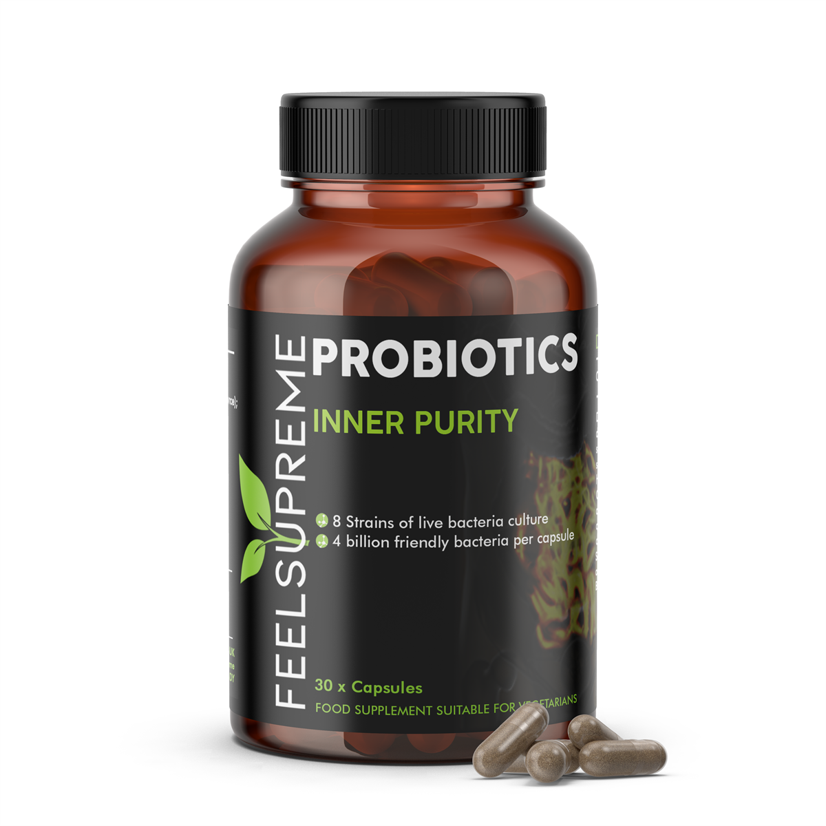 Feel Supreme Probiotics 30 Veg Caps — FEL012