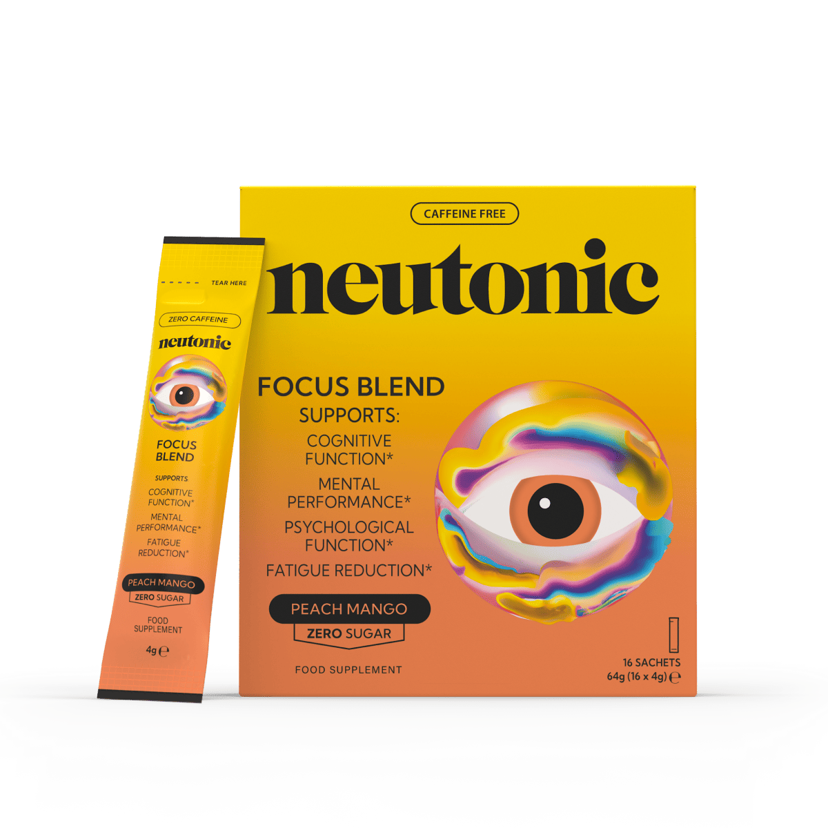 Neutonic Focus Blend 16 Sachets Peach Mango