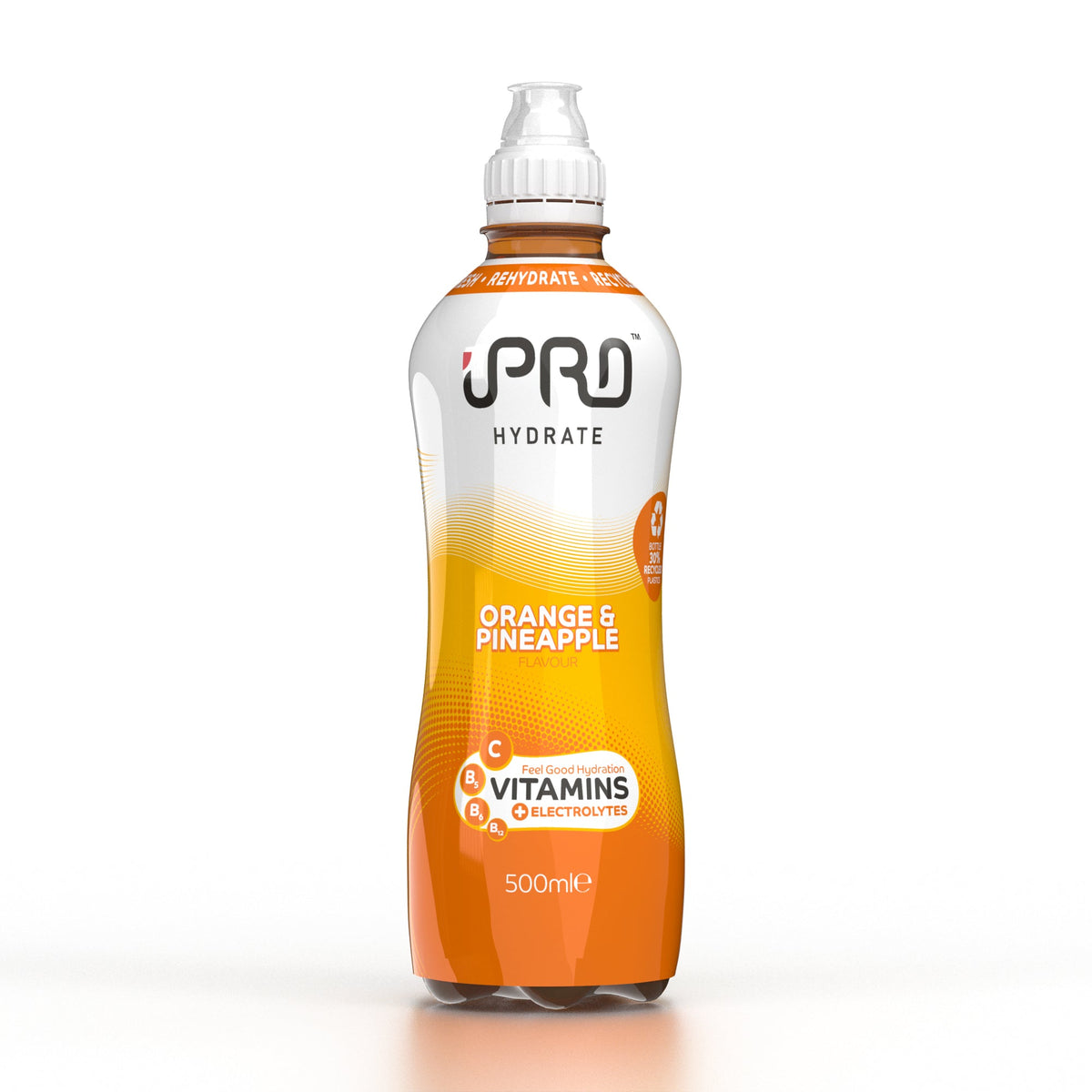 iPRO Hydrate 12x500ml - Orange & Pineapple