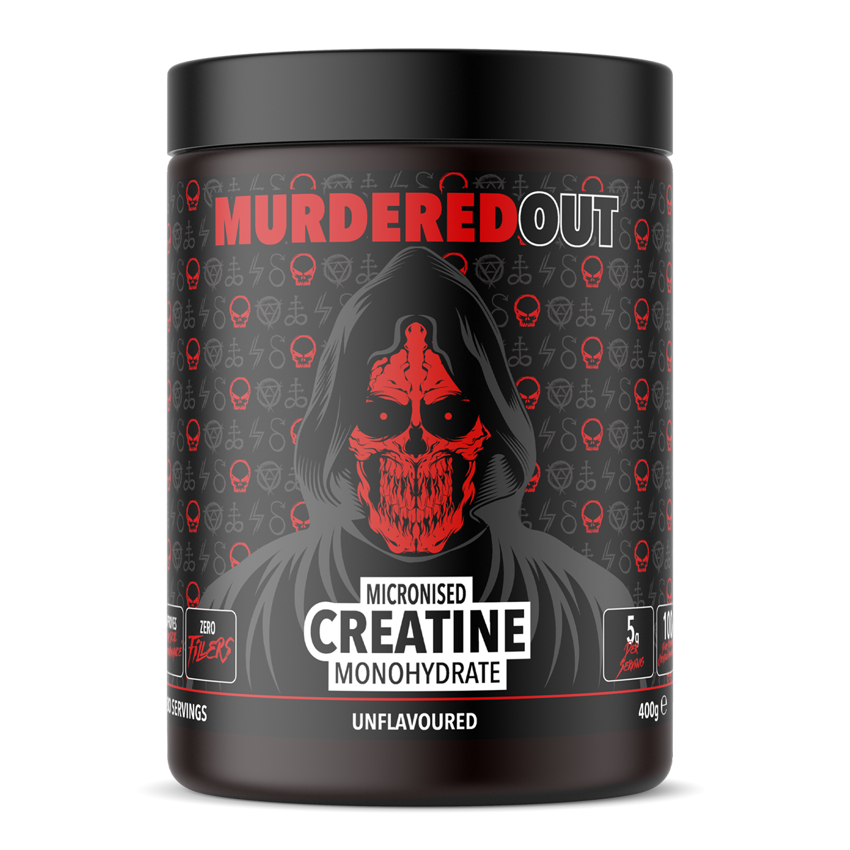 Murdered Out Creatine Monohydrate 400g — MUR004