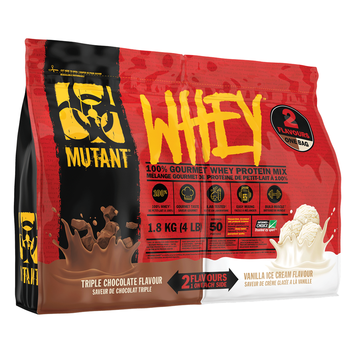 Mutant Whey Dual Chamber 1.8kg — MUT120