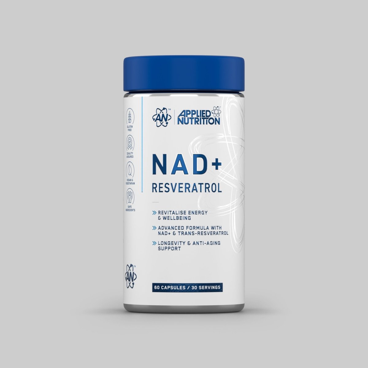 Applied Nutrition NAD+ RESVERATROL 60Caps packshot