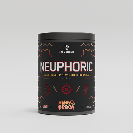 The Formula NEUPHORIC Pre Workout 480g Mango Peach
