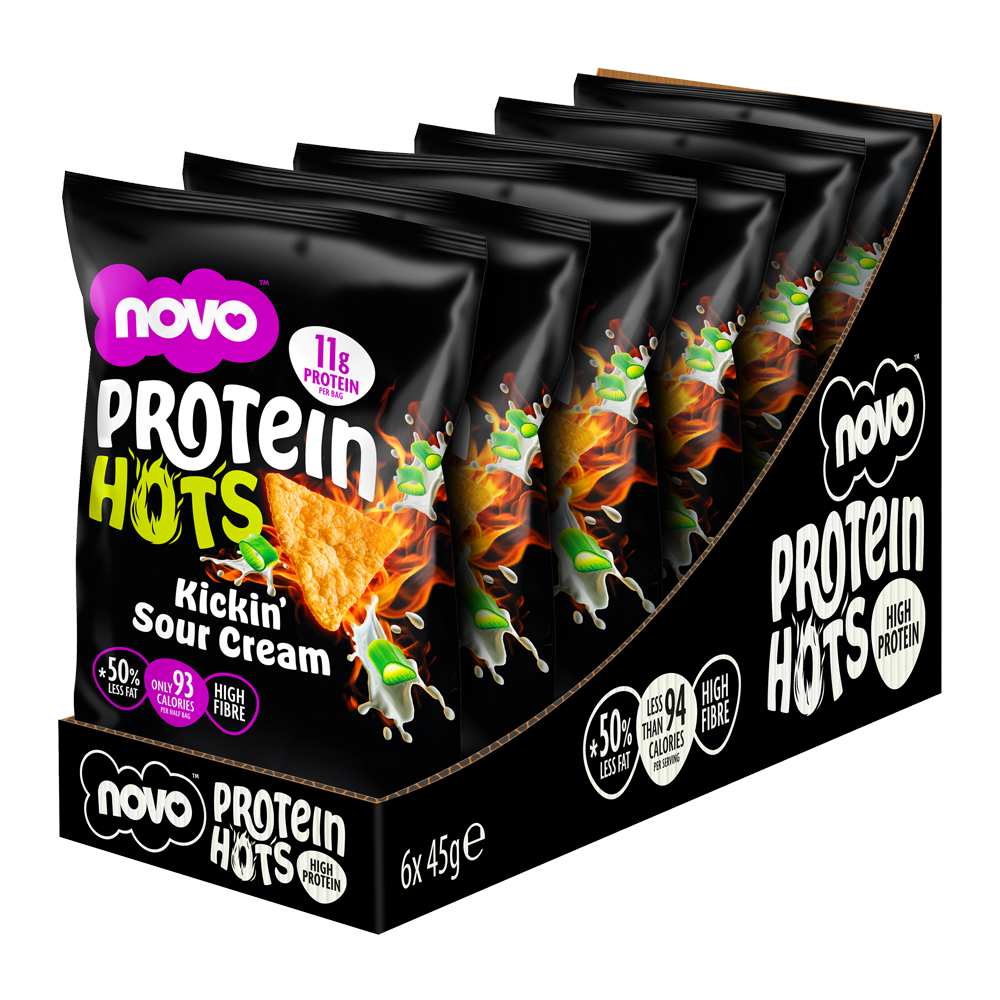 Novo Nutrition Novo Protein Hots 6x45g - Kickin' Sour Cream