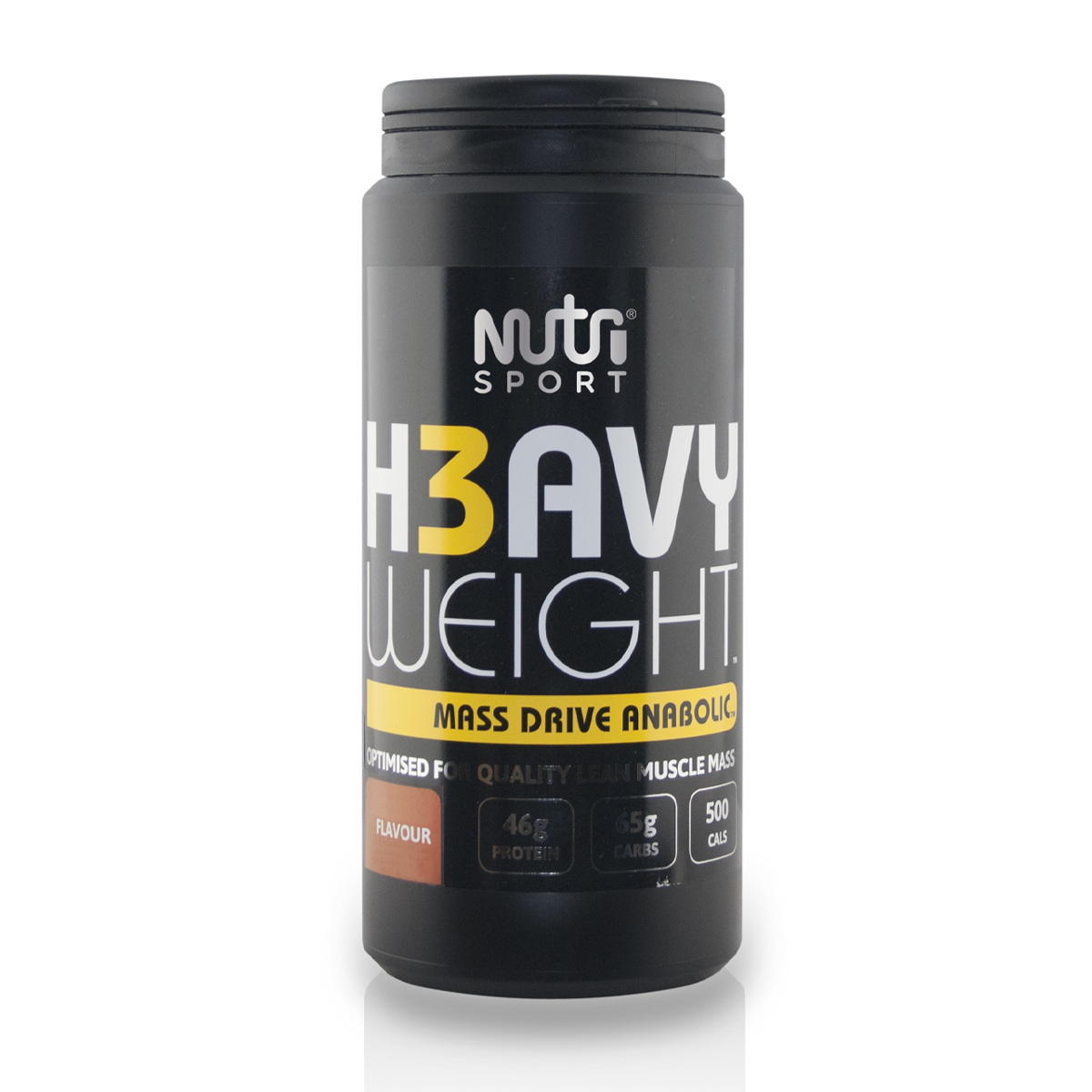 NutriSport H3avyweight Mass Drive Anabolic 500g - Chocolate product packaging