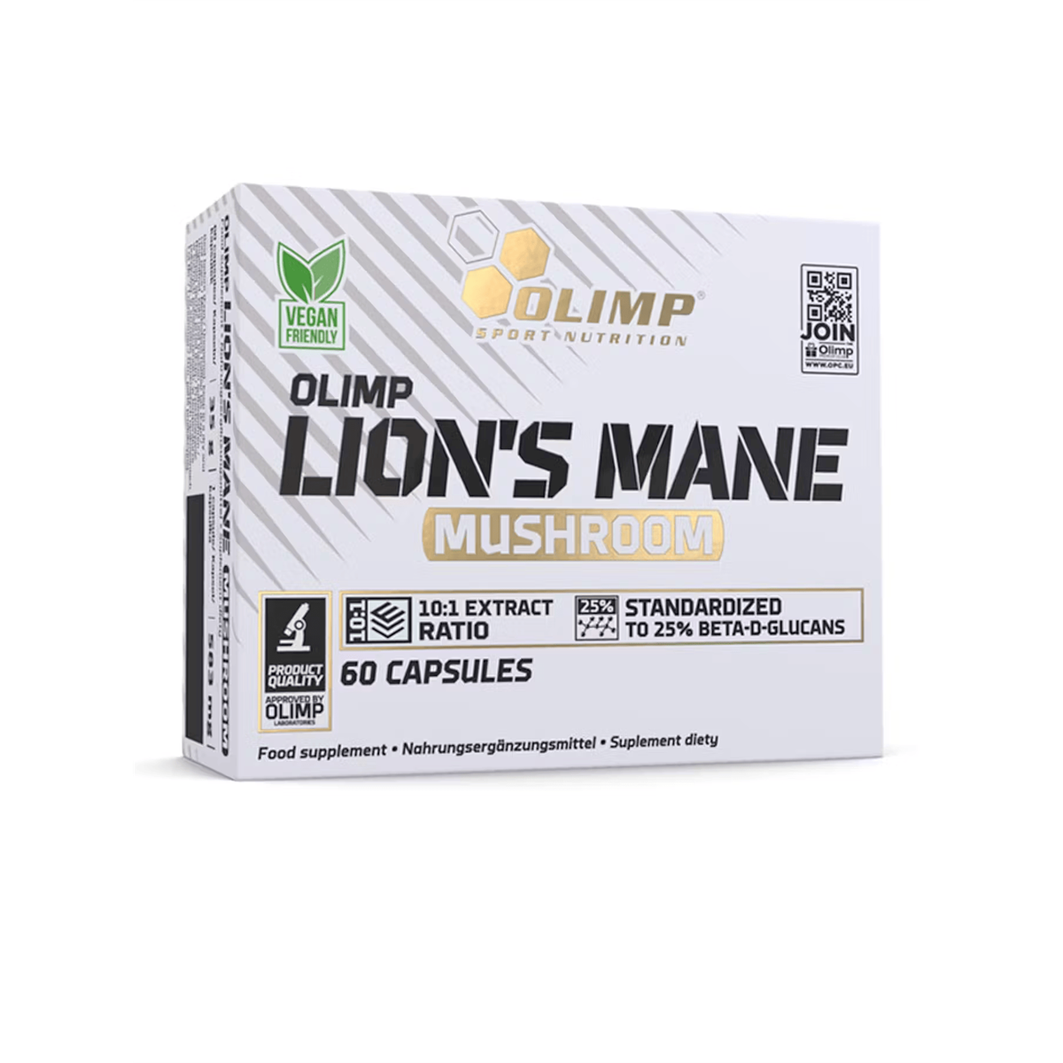 Olimp Sport Nutrition Lion's Mane Mushroom 60 Caps — OLM094