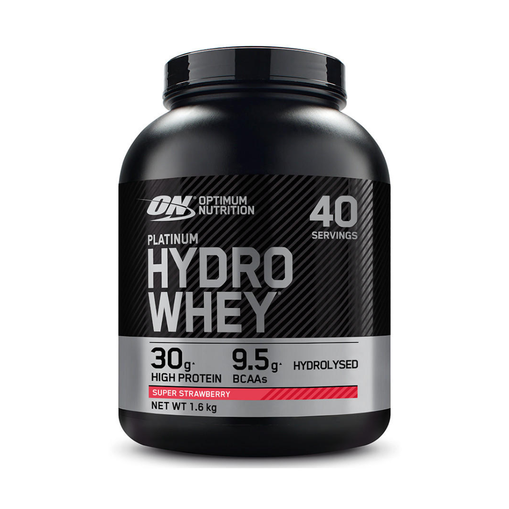 Optimum Nutrition Platinum Hydro Whey 1.6kg — Strawberry — product front