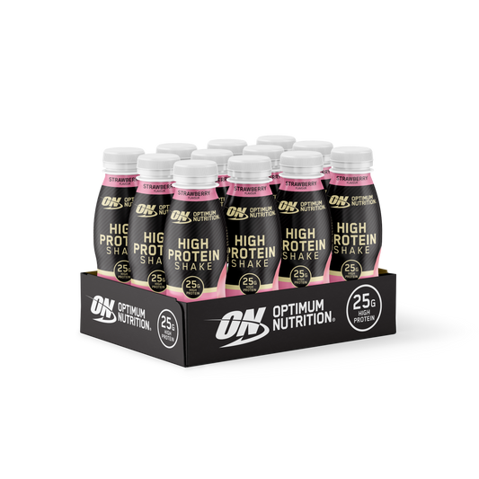 Optimum Nutrition Protein Shake 12x330ml — Strawberry — product front