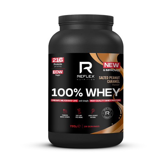 Reflex Nutrition 100% Whey 720g — Salted Peanut Caramel