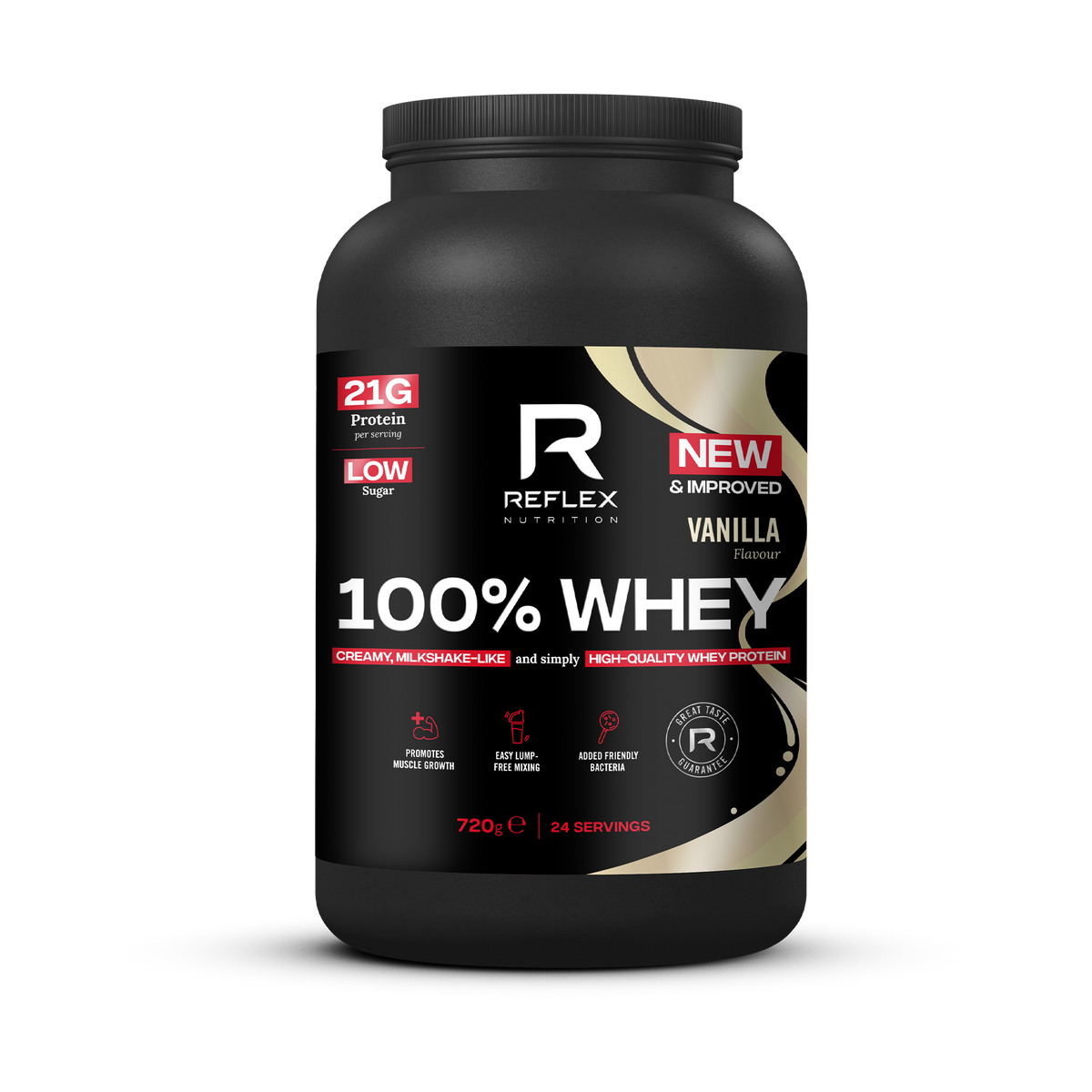 Reflex Nutrition 100% Whey 720g — Vanilla
