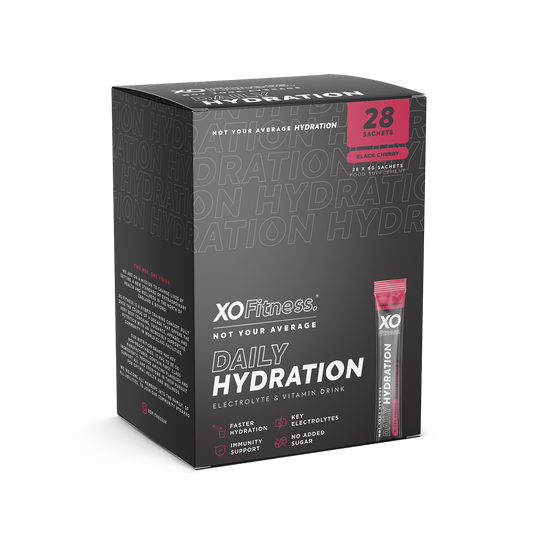 XO Fitness Hydration Sachet 28x6g - Black Cherry