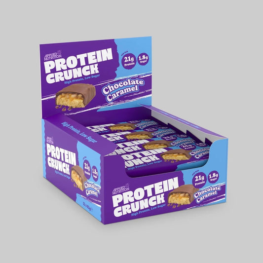 Applied Nutrition Protein Crunch Bar 12x62g — Milk Chocolate Caramel