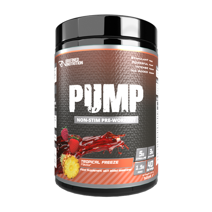 Refined Nutrition PUMP 500g - Tropical Freeze