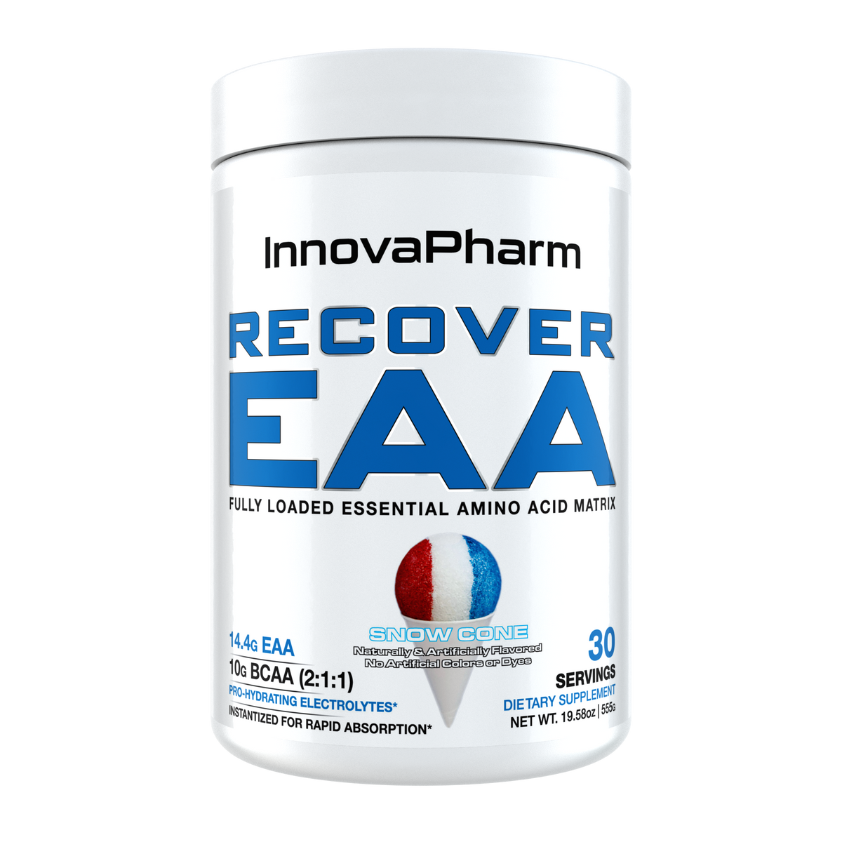 Innovapharm Recover EAA 555g - Snowcone product packaging
