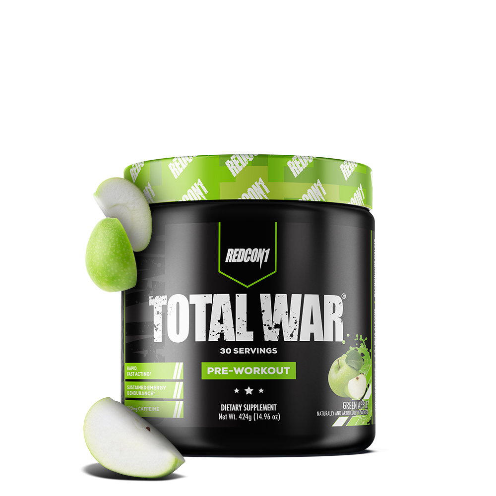 RedCon1 Total War 30 Servings 424g Green Apple - Green Apple