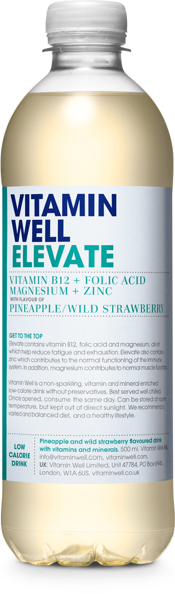 Vitamin Well Elevate 500ml bottle (UK label)