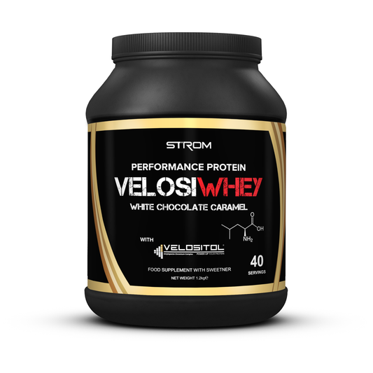 Strom Sports VelosiWhey 1.2kg — Caramel White Chocolate