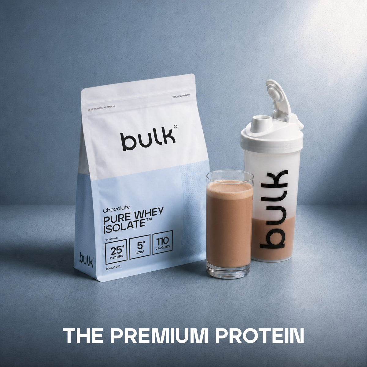 Bulk Pure Whey Isolate 1.8kg Chocolate