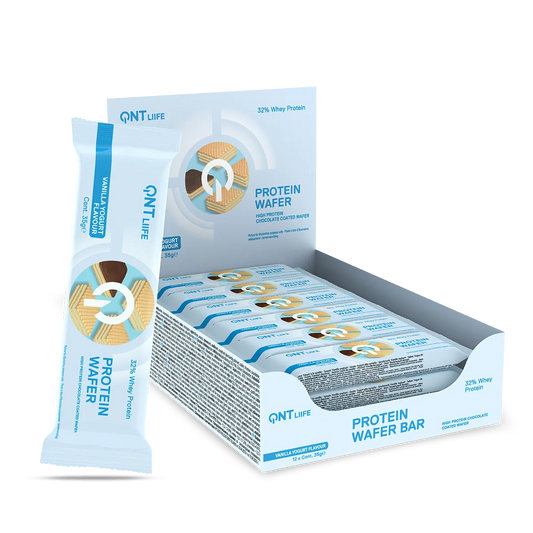 QNT Protein Wafer Bar 32% 12x35g - Vanilla Yoghurt