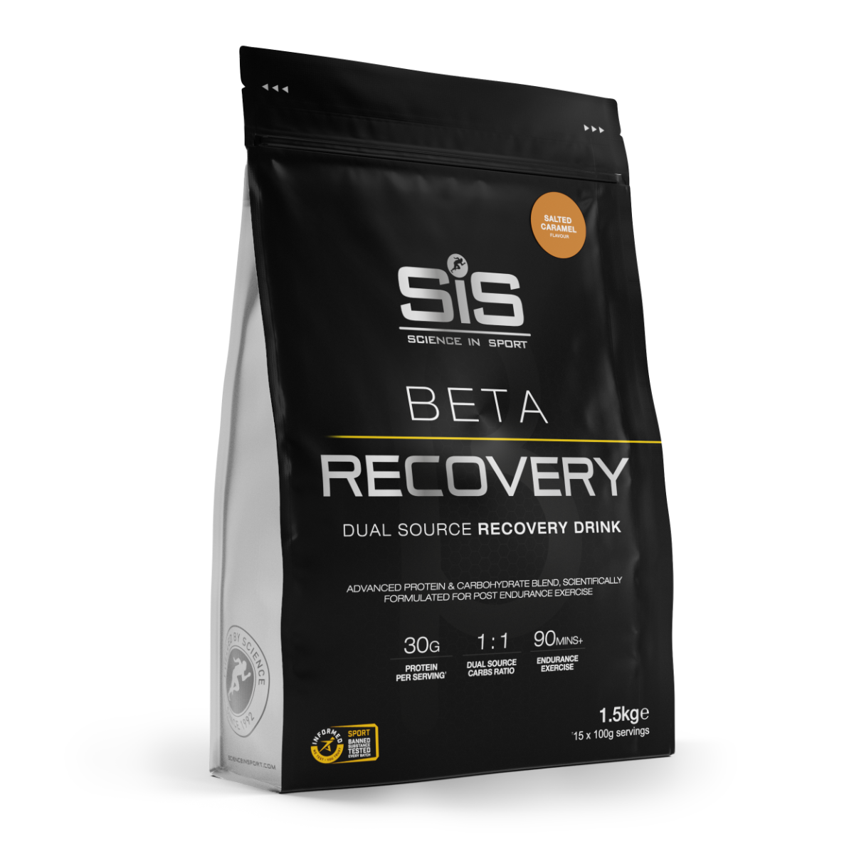 SIS (Science In Sport) Powder Beta Recovery 1.5kg Salted Caramel