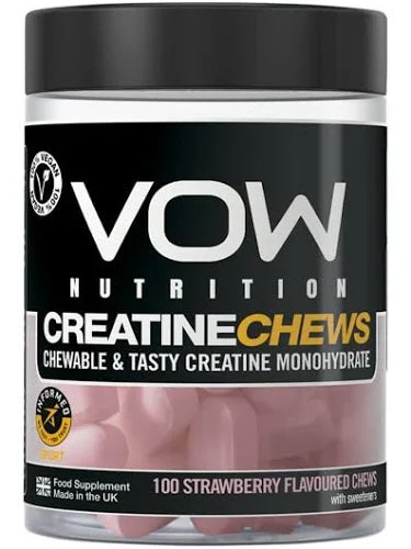 VOW Nutrition Creatine Chews 100 Tabs — Strawberry