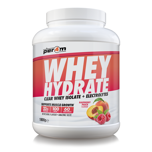 Per4m Whey Hydrate 1.8kg Raspberry Peach packshot