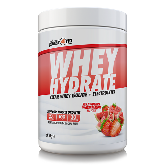 Per4m Whey Hydrate 900g Strawberry Watermelon packshot