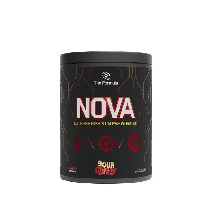 The Formula NOVA High-Stim Pre Workout 450g Sour Cherry packshot
